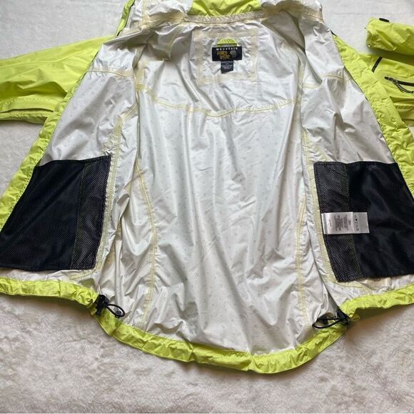 Mountain HardWear Yellow Conduit Silk Waterproof Jacket Size Small - Picture 8 of 16